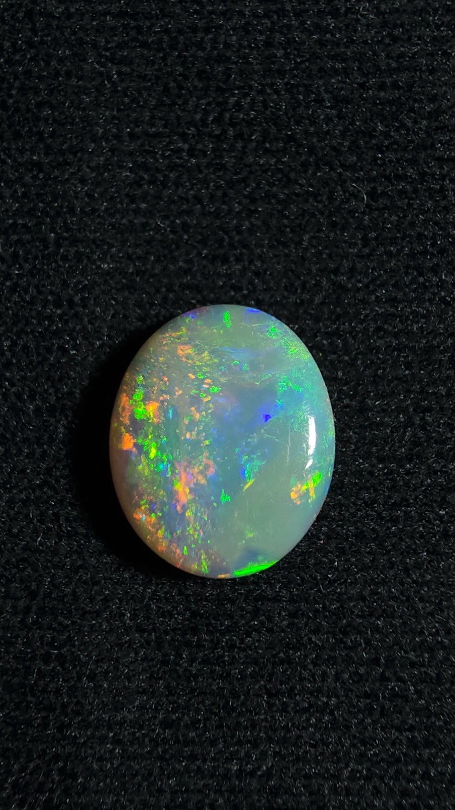 Australian Lightning Ridge 0.90ct Rainbow Crystal Nobby Opal