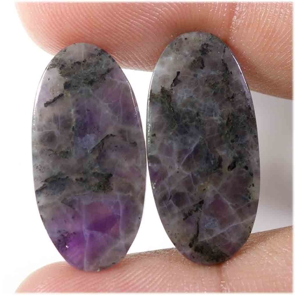 30.30 Carat Reasonable Morado Opal Smooth Oval Cabochon Loose Gemstone 01