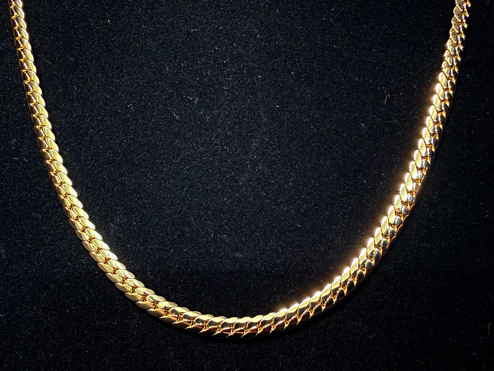 Miami Cuban 14K Stamped Gold Filled 24in 5MM necklace. lobster clasp Brand new