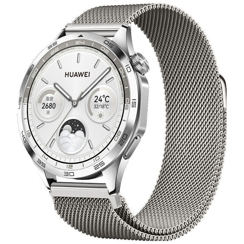 For Garmin Venu 3S/2S/Vivoactive 4S 3S/Forerunner 255S 265S Metal Strap Band
