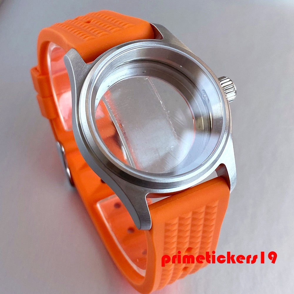 36/39mm Pilot Watch Case+Band Fit NH35 NH36 NH34 ETA2824 PT5000 Miyota8215 821A