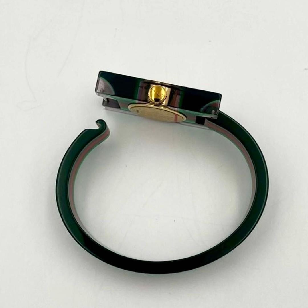 890 Rare new battery GUCCI 143.5 Sherry Line wristwatch bangle