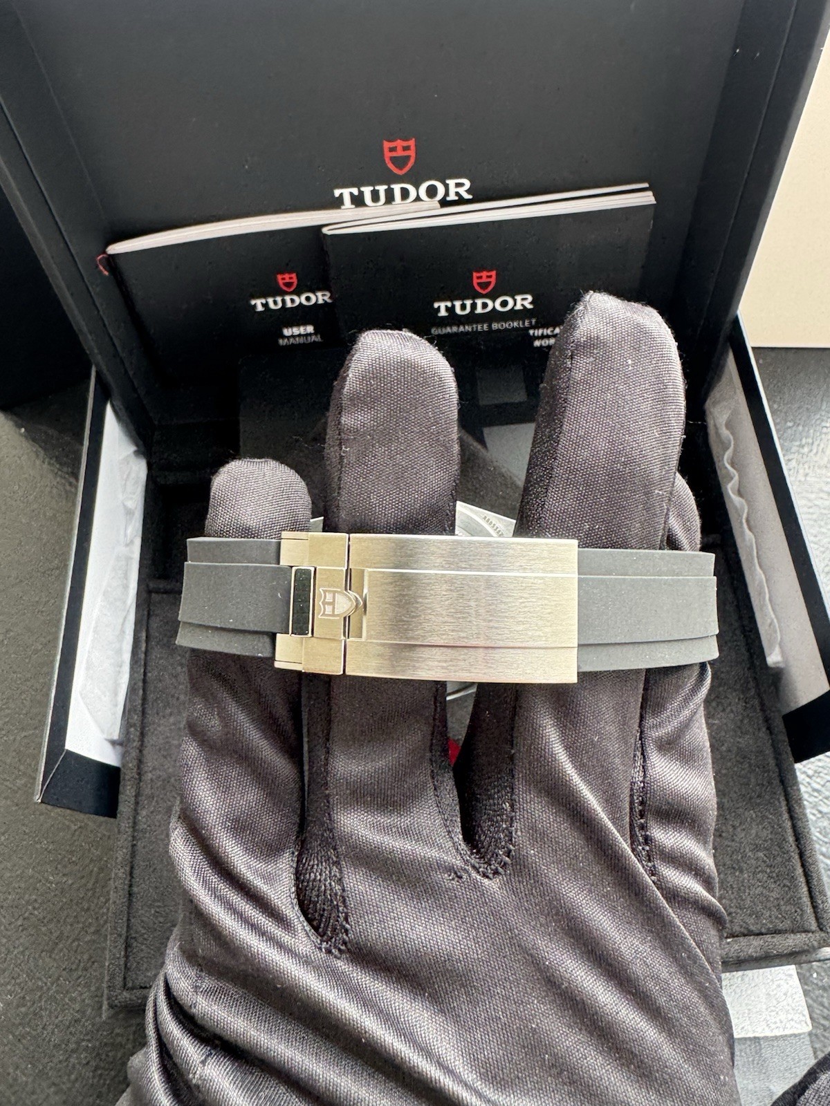 2026 Tudor Black Bay 54 Steel Blue 37mm Rubber Watch Unworn M79000B-0002