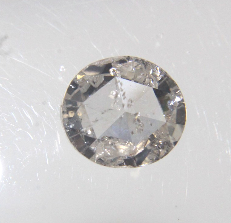 1.21Cts G-H Color Si-I White Round Rose Cut Diamond Natural 7.30-6.85×2.60 mm