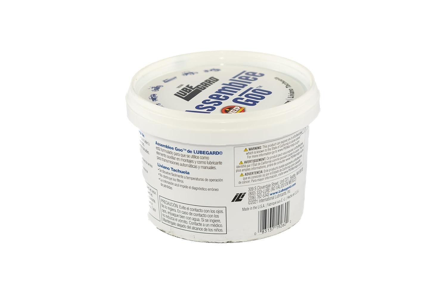 Lubegard 19260 Assemblee Goo, Blue, Light Tack Lubricant, 16 oz.