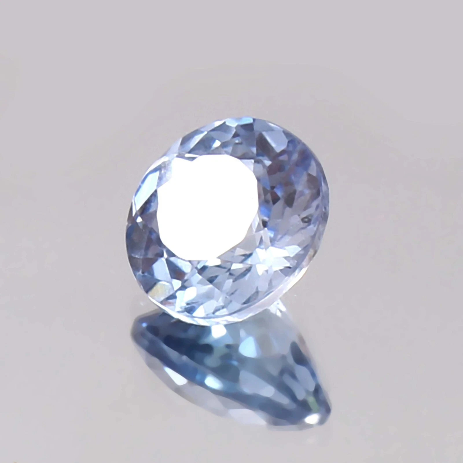 AAA Natural 16.45 Ct Pastel Blue Montana Sapphire Loose Round Cut Gemstone