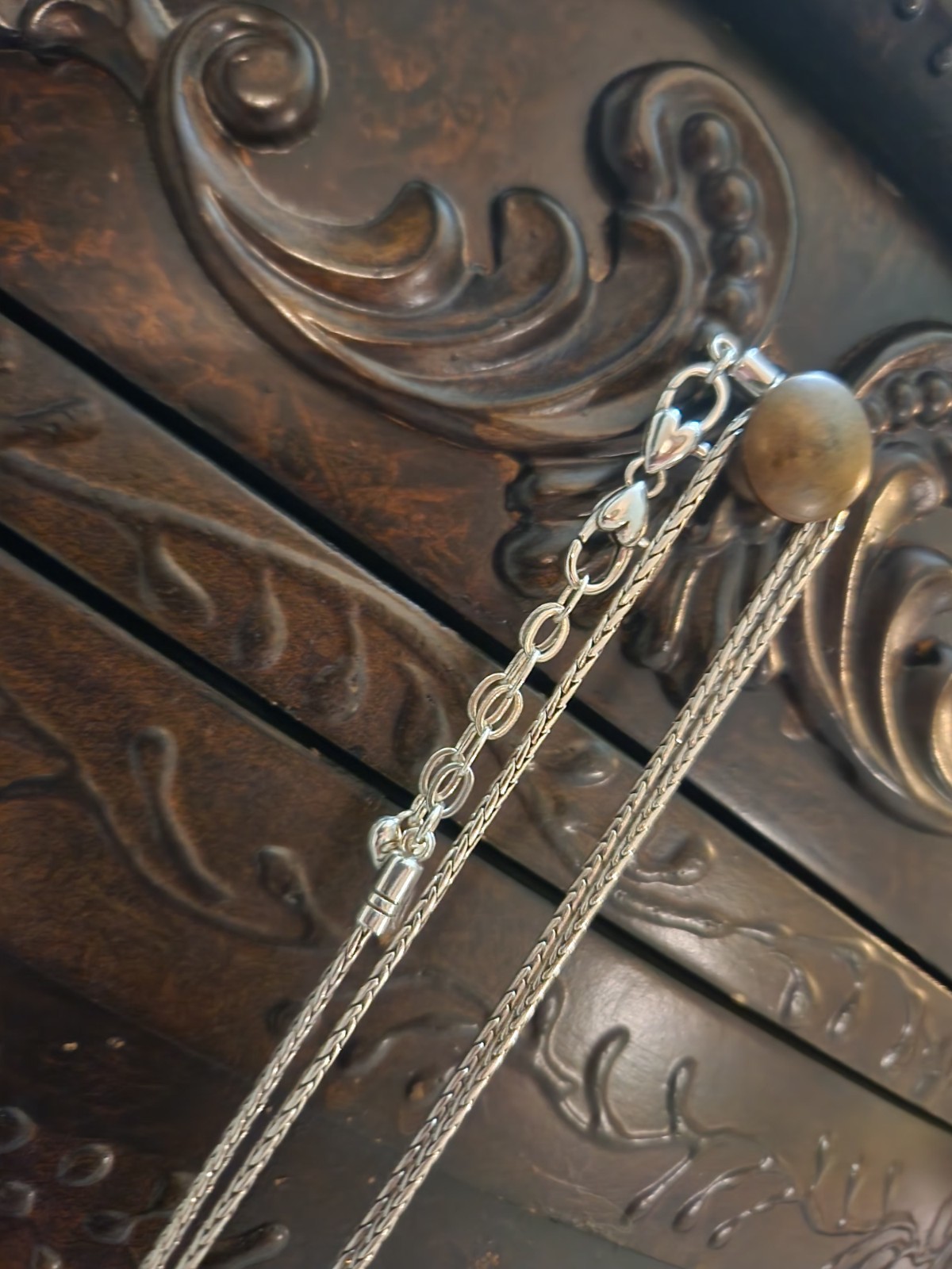 Brighton Neptune’s Rings Convertible Reversible Heart Necklace. NWOT
