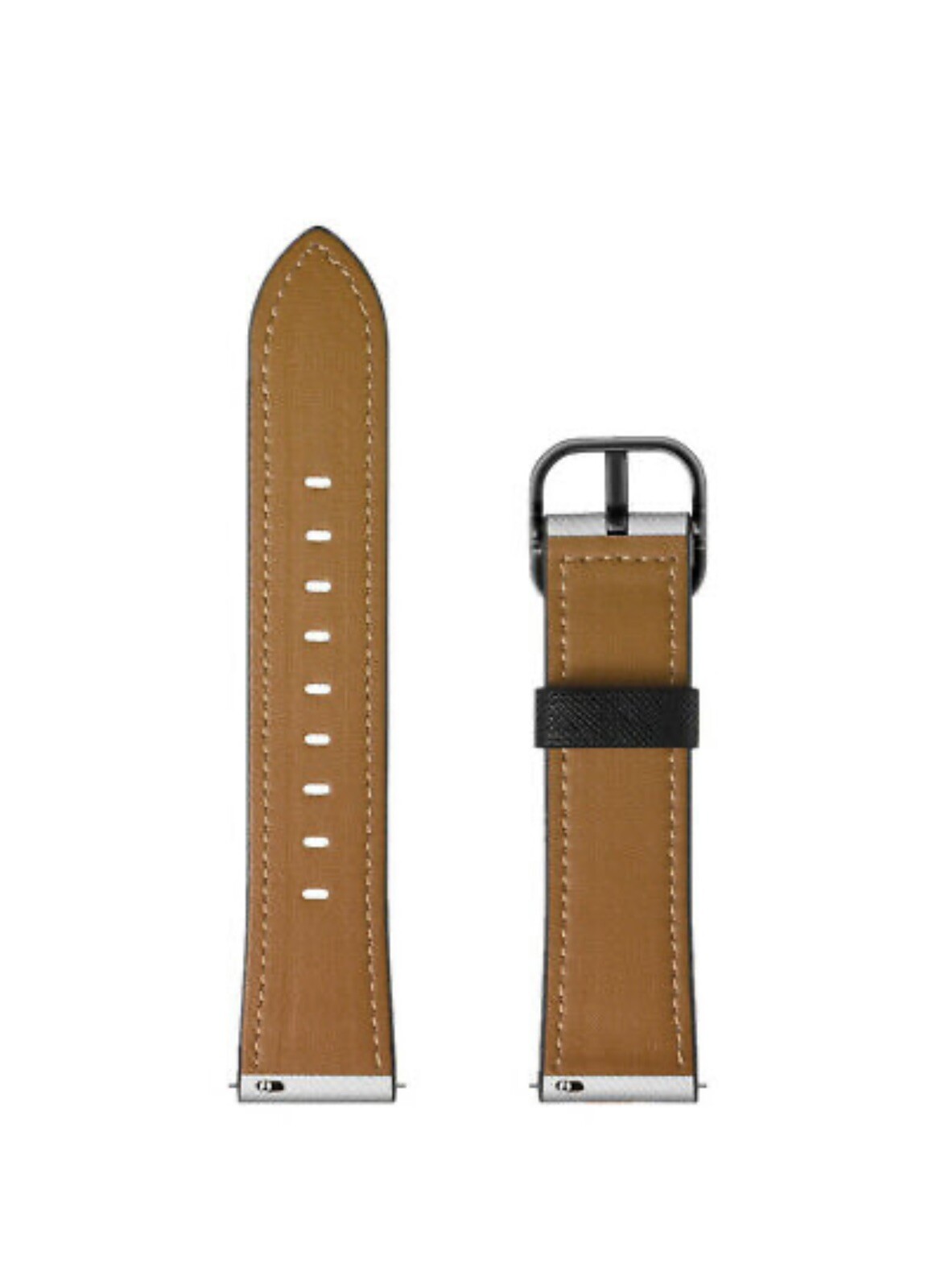 20mm 22mm Quick Release Watch Band Patterned Genuine Leather Univeral Strap