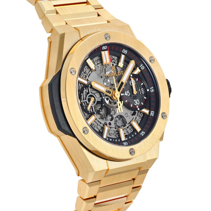 Hublot Big Bang 451.VX.1130.VX Yellow Gold 42.0mm Gray Dial Automatic #YKW099