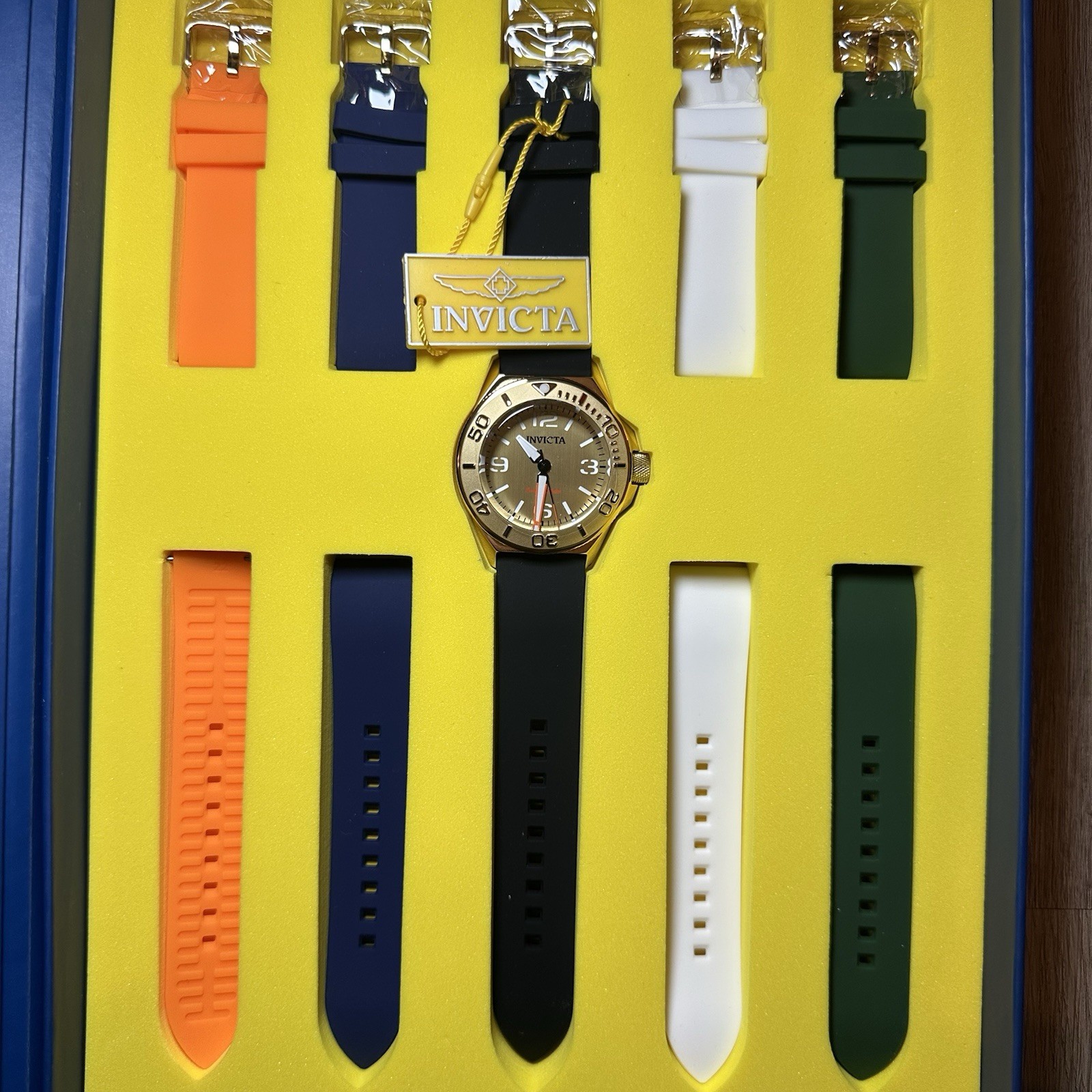 Invicta Ocean Predator Men’s Watch – 43mm, Black with Interchangeable Strap