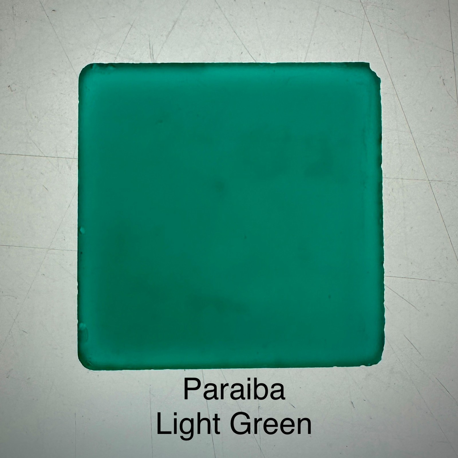 75 G Paraiba Green YAG CERAMIC ( Yttrium Aluminum Garnet ) ROUGH LAB CREATED