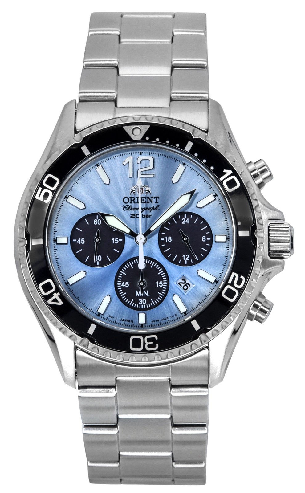 Orient Sports Sky Blue Dial Quartz Diver’s 200M RA-TX0206L Men’s Watch