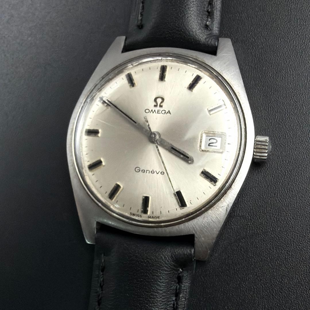 OMEGA Omega SS Cal.613 136.041 Geneva Date Safe packing!