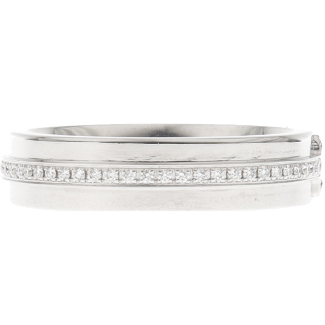 Tiffany & Co. T two narrow diamond ring K18 WG white gold 60151252 7820