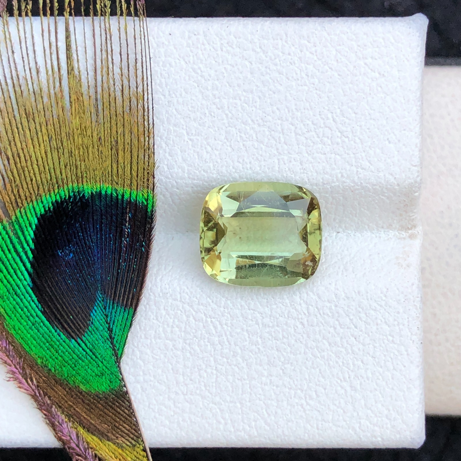 2.80 Ct Natural cut yellow color Tourmaline loose Gemstone From Afghanistan