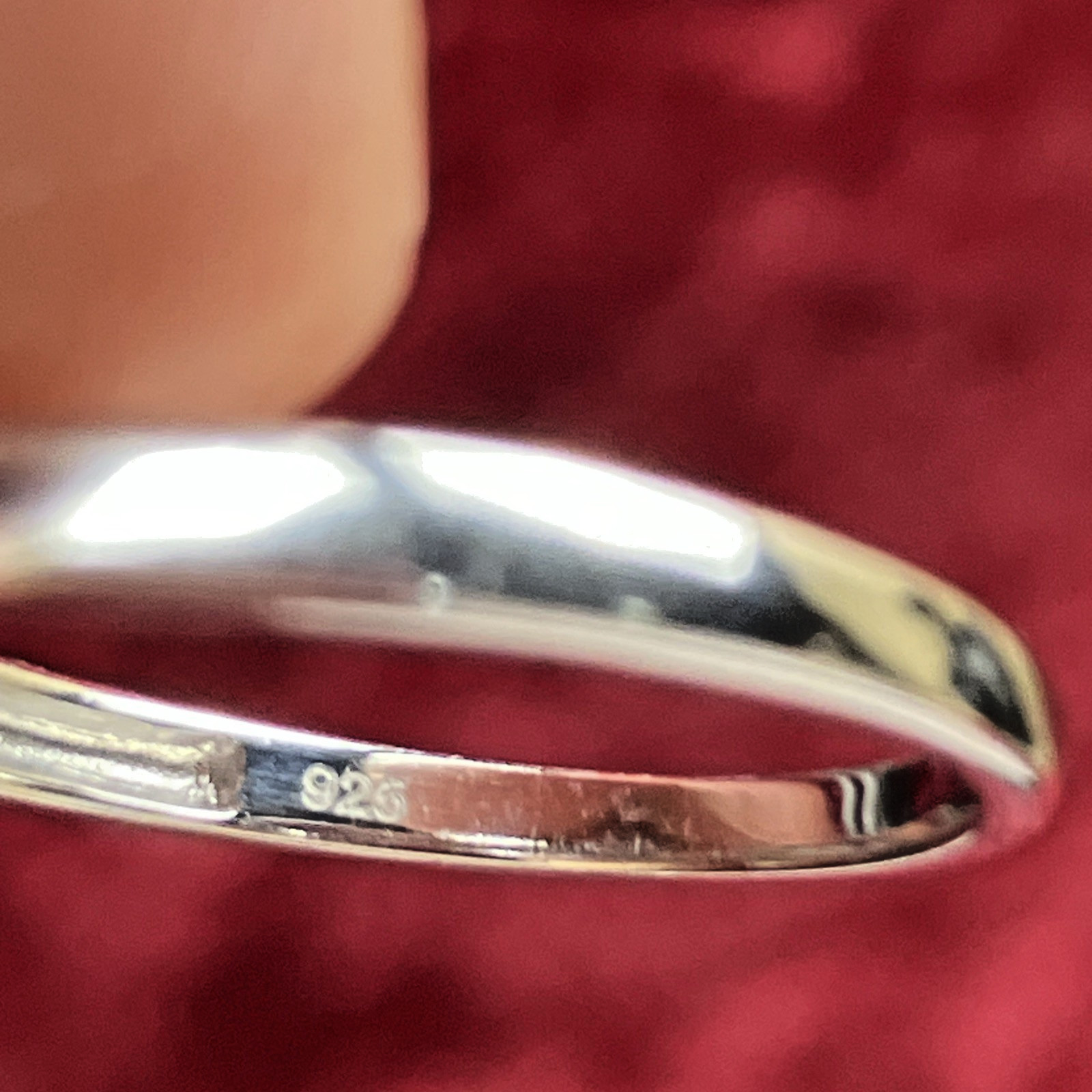 Macy’s Diamond Love Knot Ring Sterling Silver 1/10cttw Size 7 Orig. $100