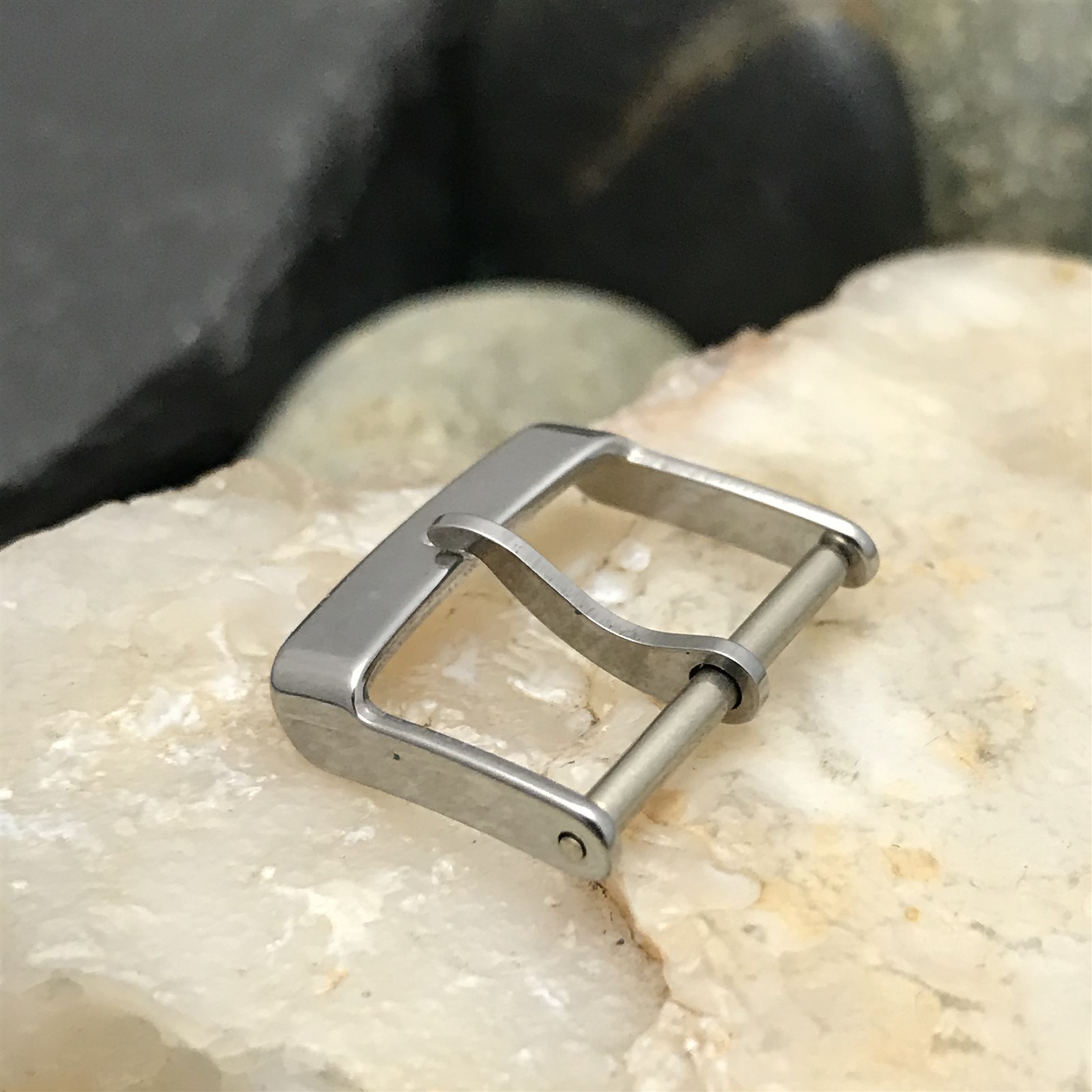 60s-70s Swiss Tropic Stainless Steel INOX 16mm Unused Vintage Diver Watch Buckle