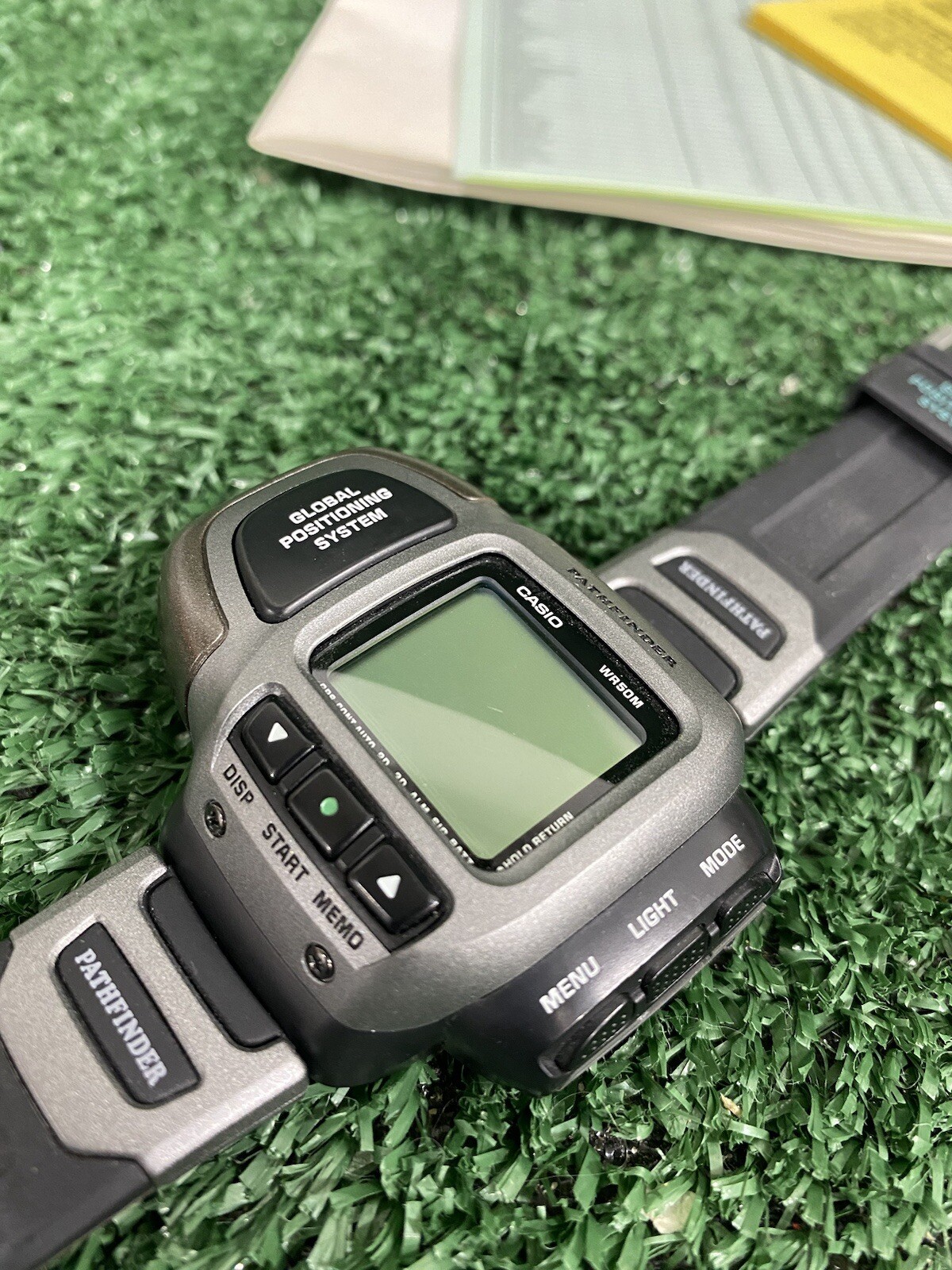 RARE VINTAGE CASIO Pathfinder PAG-2GP GPS DIGITAL Watch NO CHARGER / UNTESTED