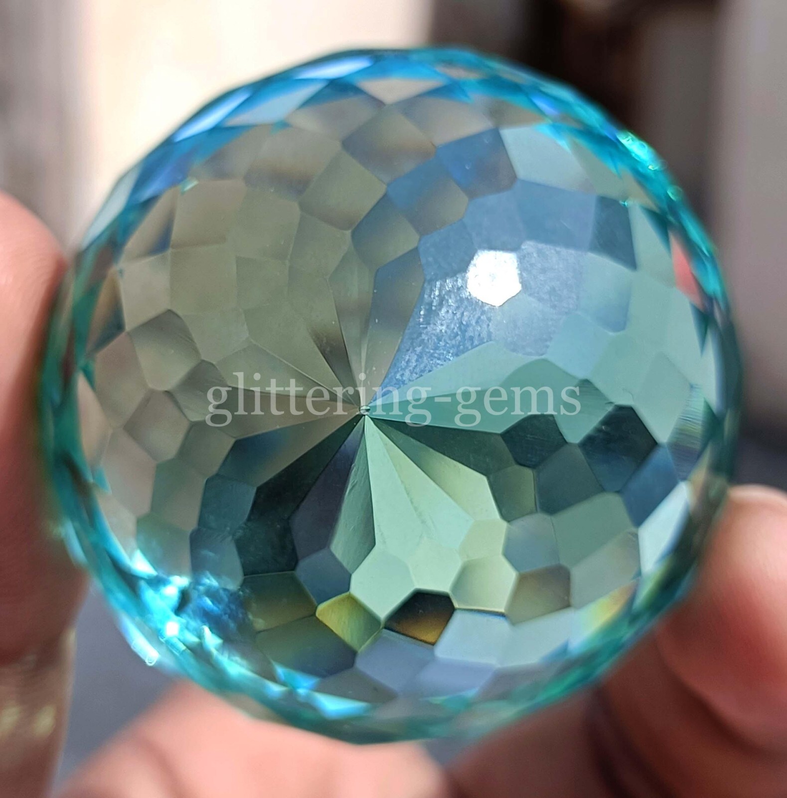 150Ct. Natural BIG Aquamarine Blue Brazil Round Shape Gemstone