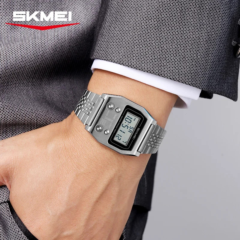 SKMEI 2460 Fashion Brand Men’s Electronic Watch Multifunction Luminous Calendar