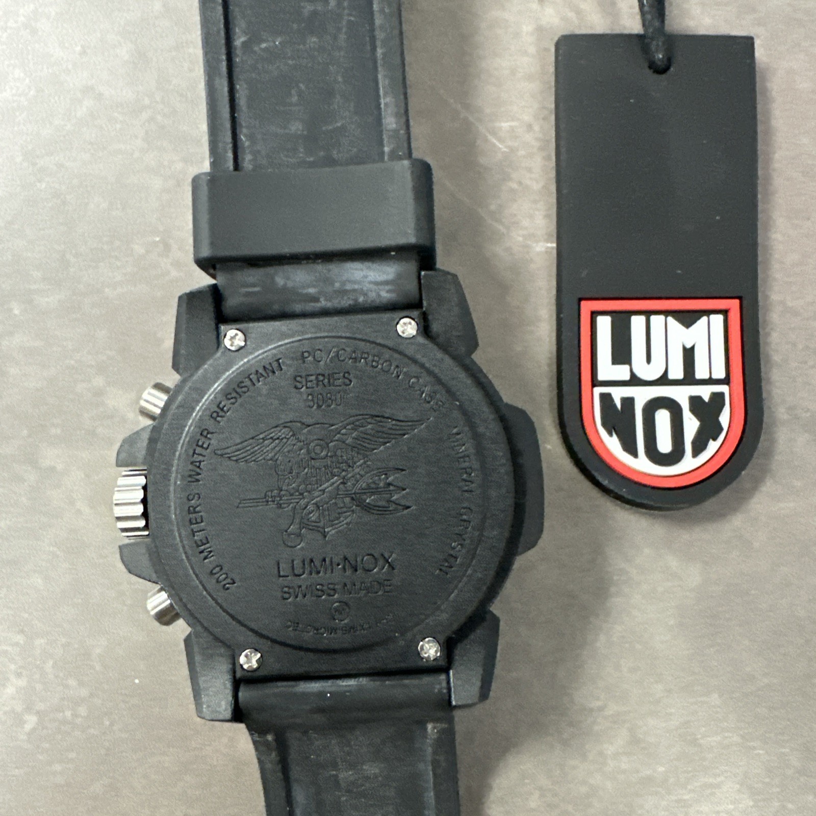 Luminox Navy Seal Watch Carbonox 3050 tritium (Orange/Black)