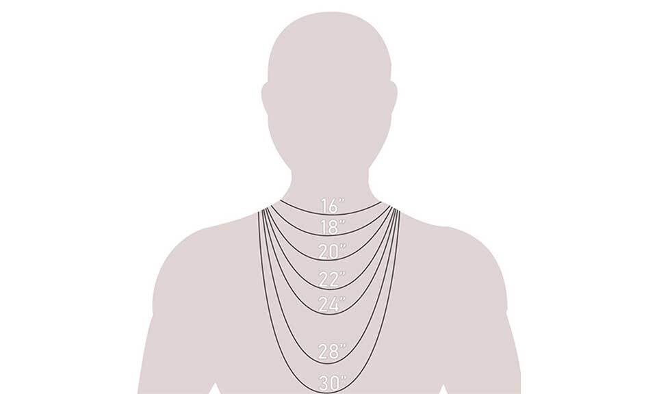 Solid 18kt White Gold Diamond Cut Cable Chain 0.8mm, 1.1mm ,1.5mm & 2.6mm, 18K