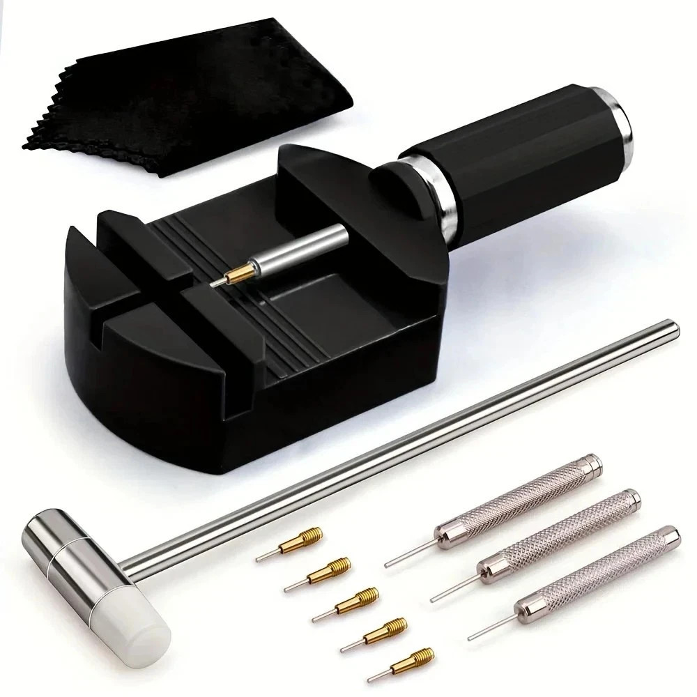 Watch Link Removal Kit, Watch Band Sizing Tool for Watch Strap Adjustment, Watch