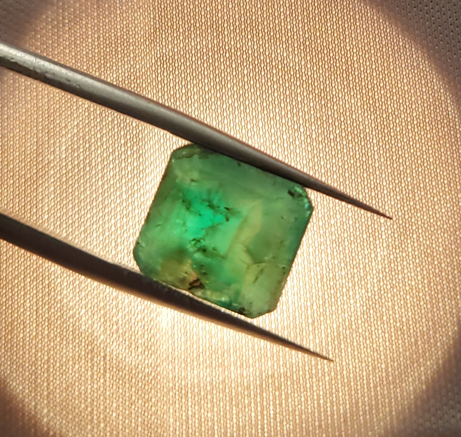 Natural Untreated Certified Translucent Green Zambian Emerald 11x10mm 6.90ct