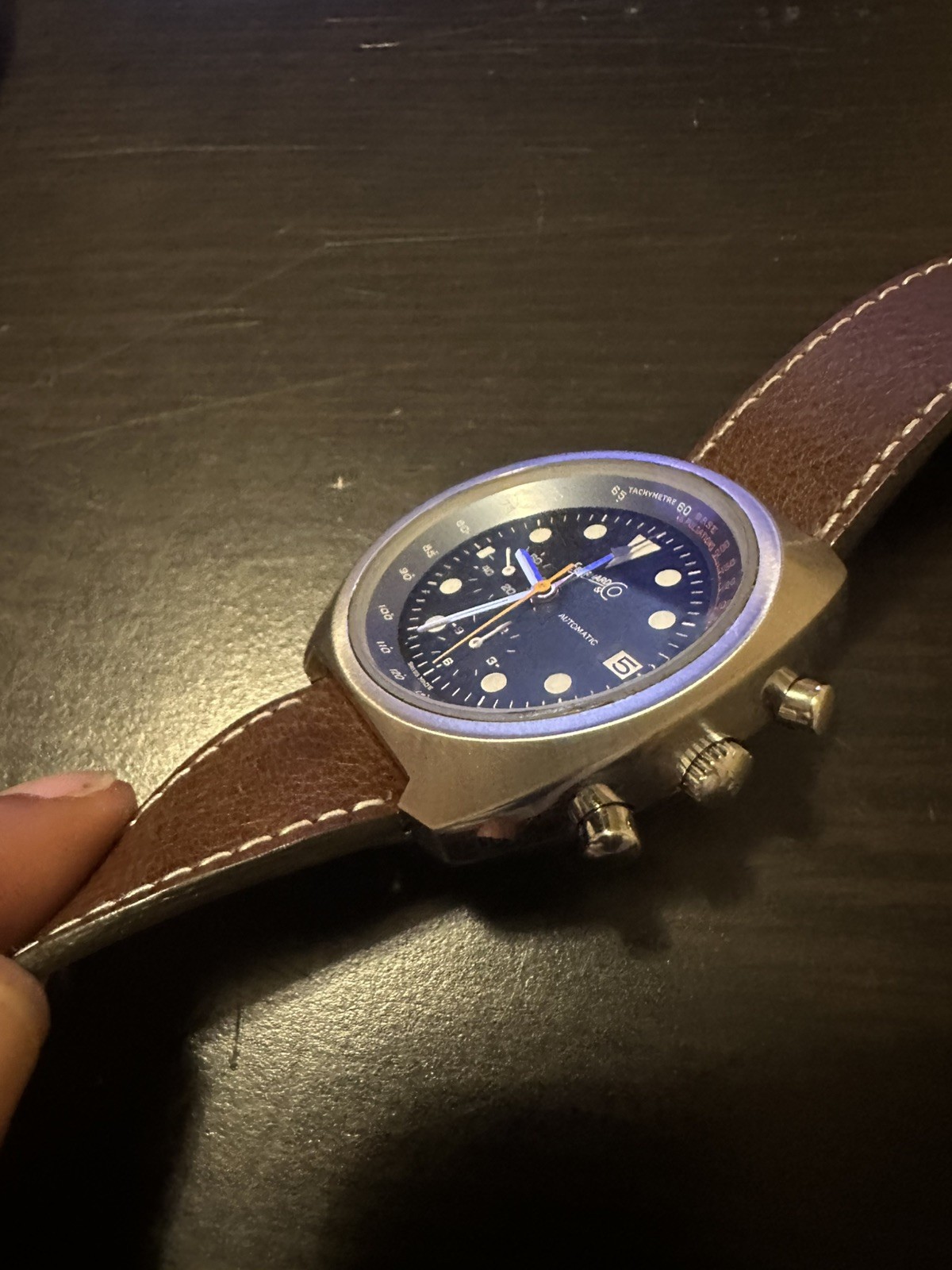 eberhard Chronograph Cal 1340 70s