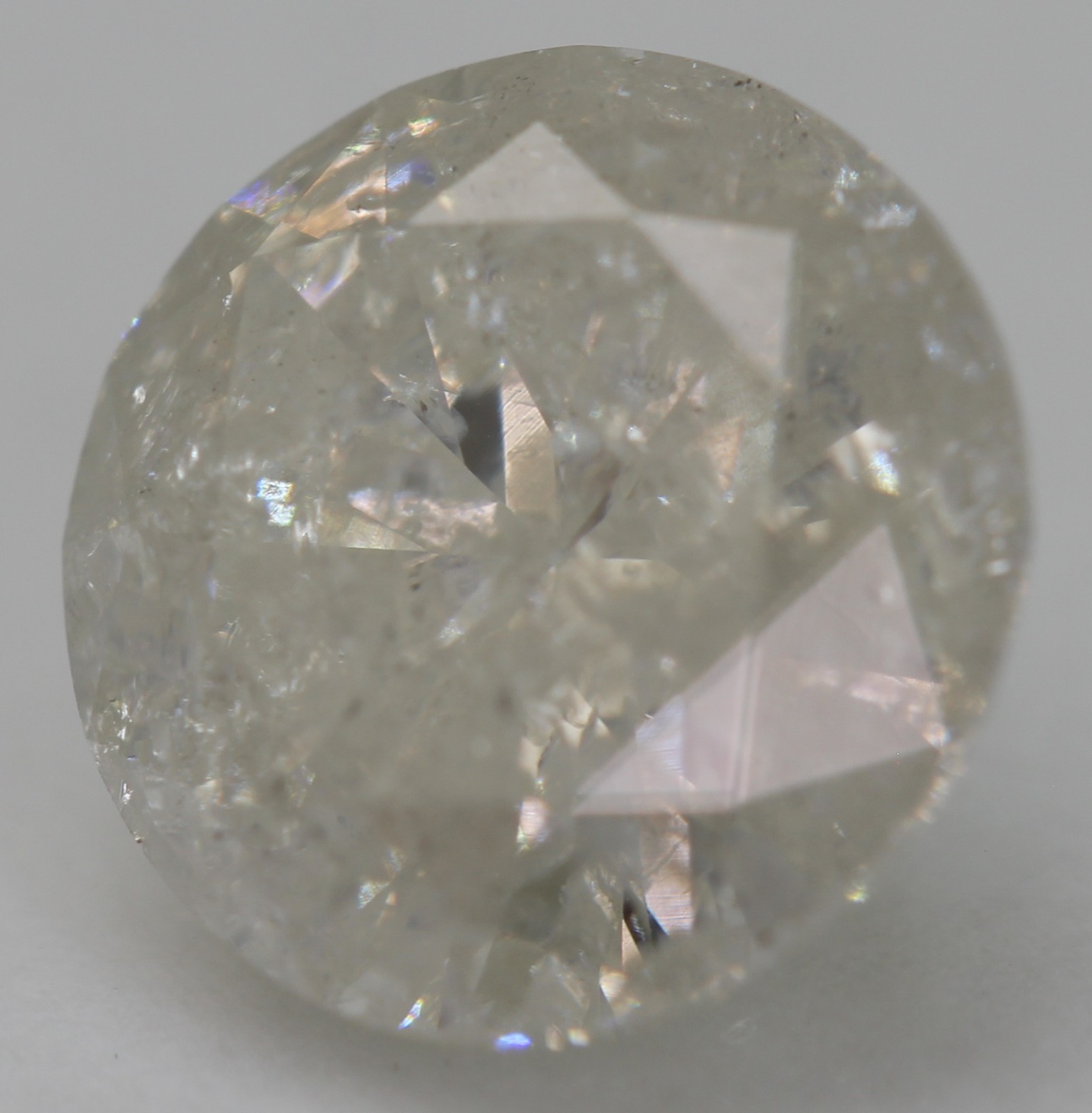 Certified 2.15 Carat F Color Round Brilliant Natural MINED Loose Diamond 8.3mm