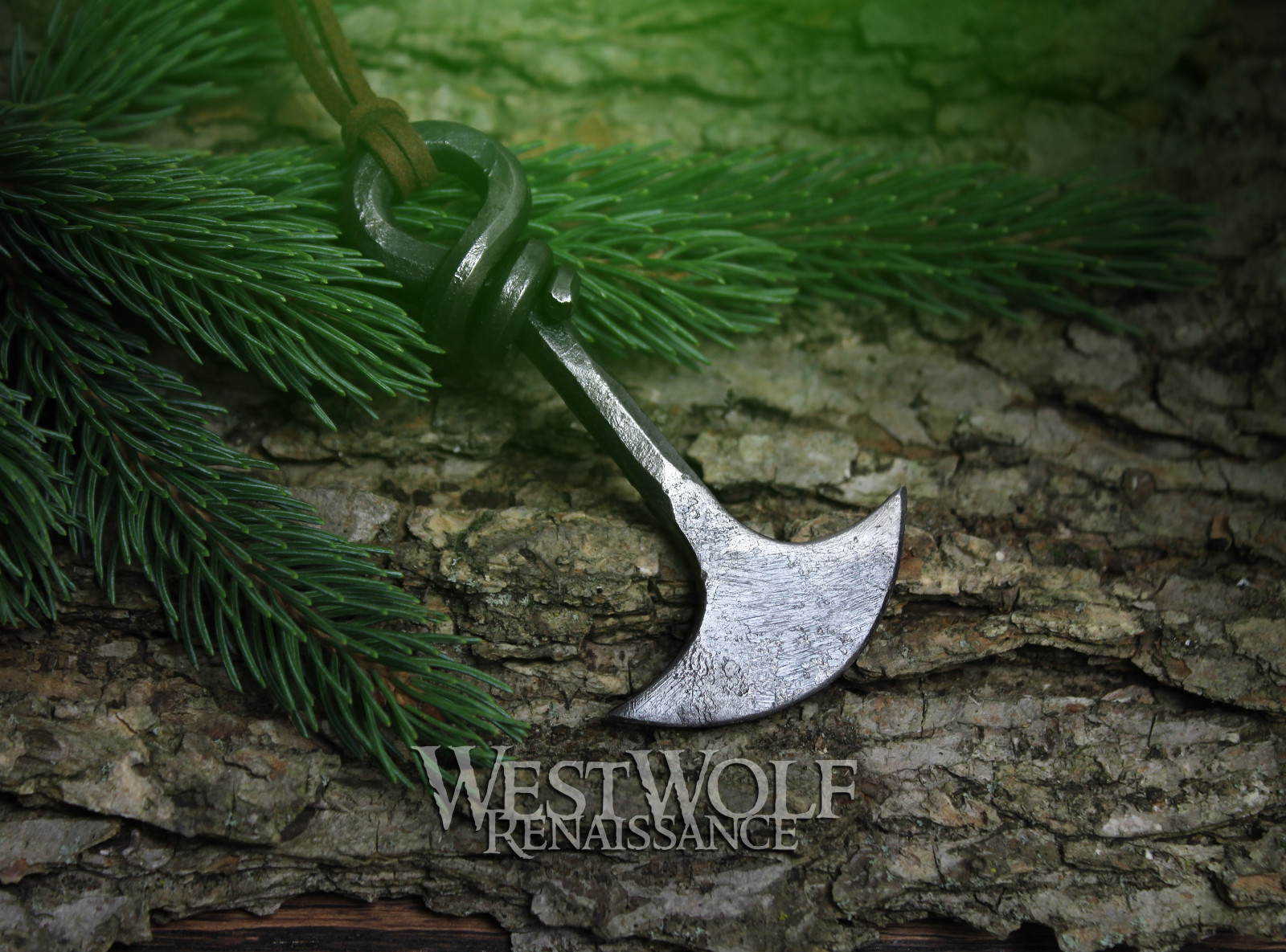Large Viking Axe Blade Pendant – Hand-Forged Wearble Tool & Jewelry — Norse/Me