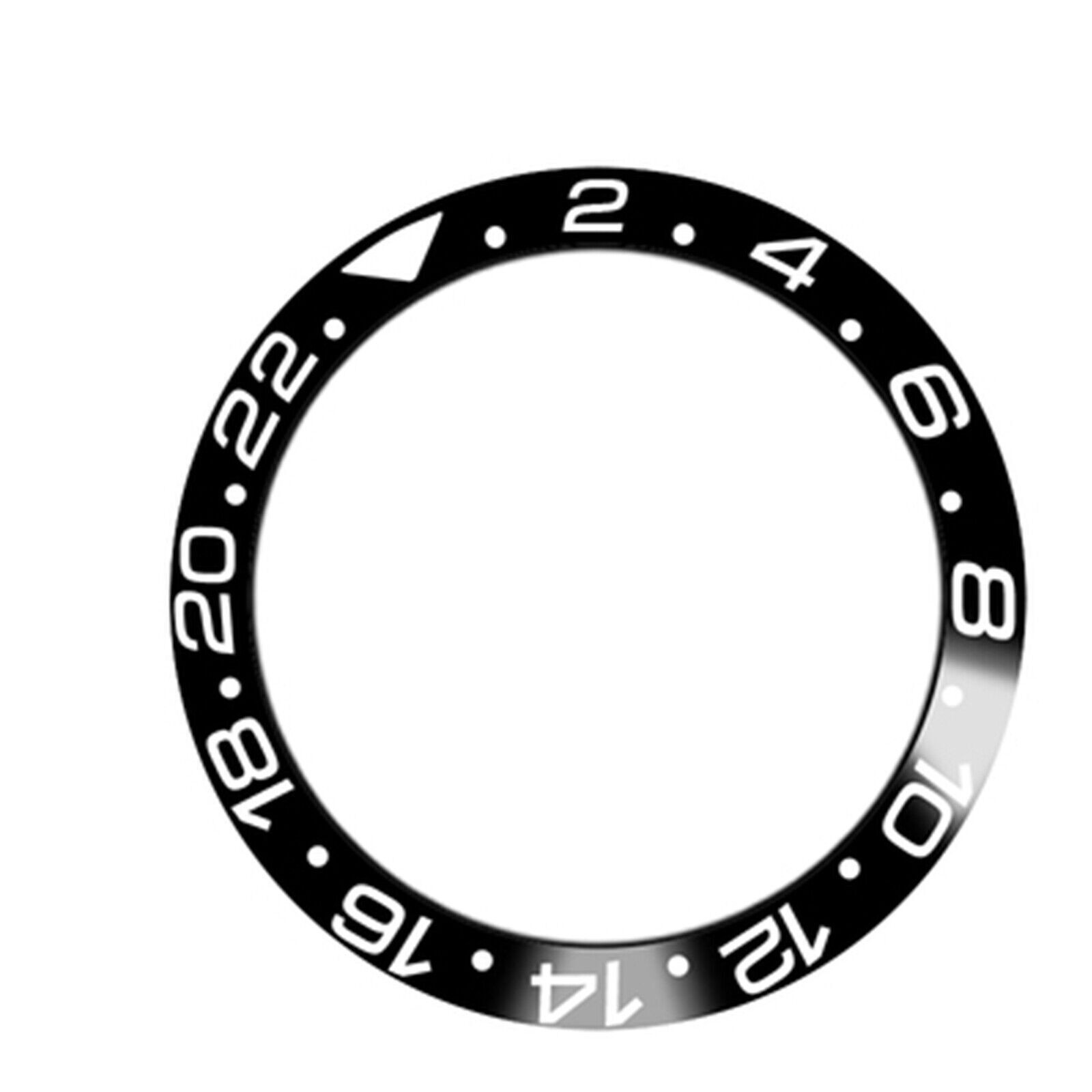 Ceramic/Aluminum Bezel Insert Watch Ring Accessories for 40mm GMT Watch Case