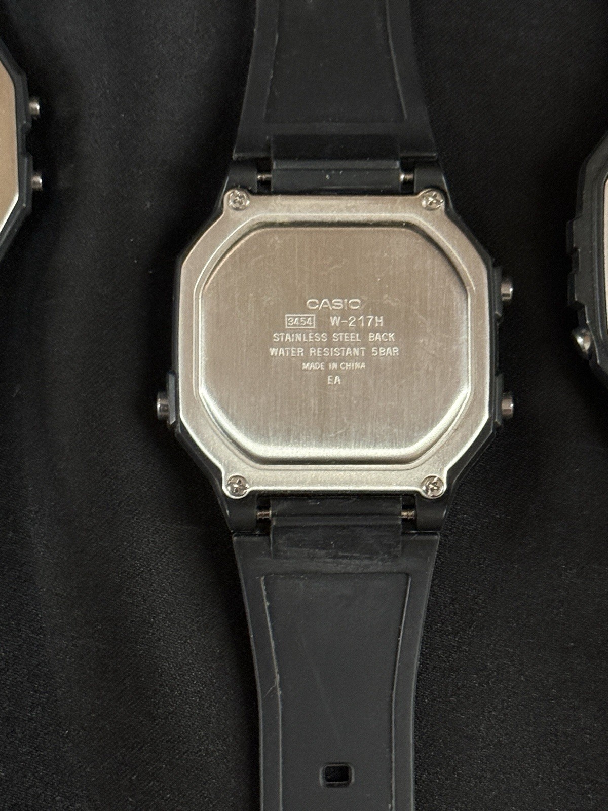 Casio Lot of 5 Unisex Digital Watches W-217H F-91W W-218H AE-1200WH F-108WH