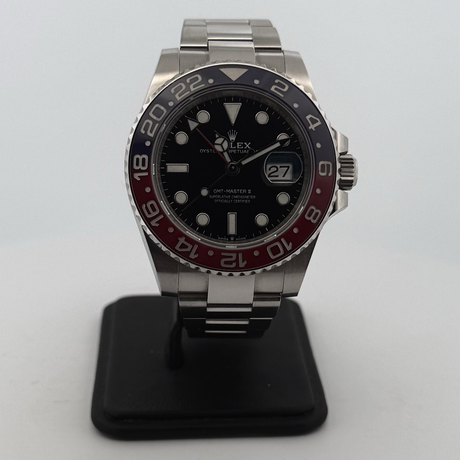 Rolex Pepsi GMT-Master II Ref 126710BLRO Stainless Steel Oyster Bracelet 40mm