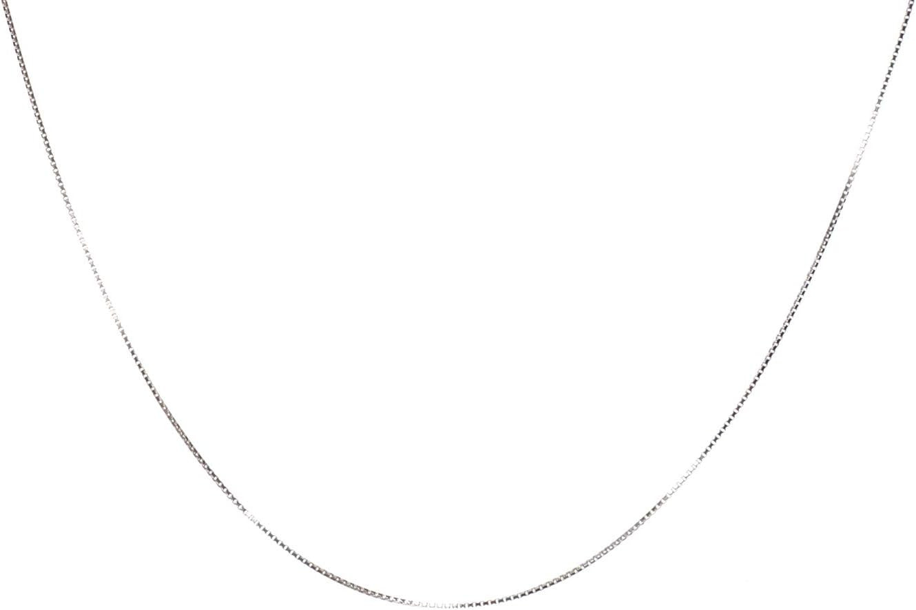 925 Sterling Silver Chain 0.8MM Delicate Box Chain – Italian Necklace Chain – Ti
