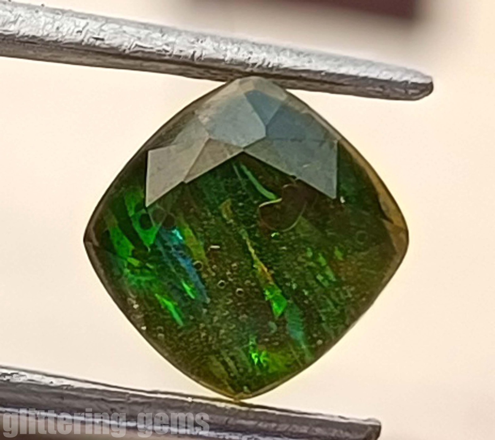 Brilliant 5.35Ct Natural Sphene Titanite Cushion Cut IGL Full Fire Gemstone 5DNC