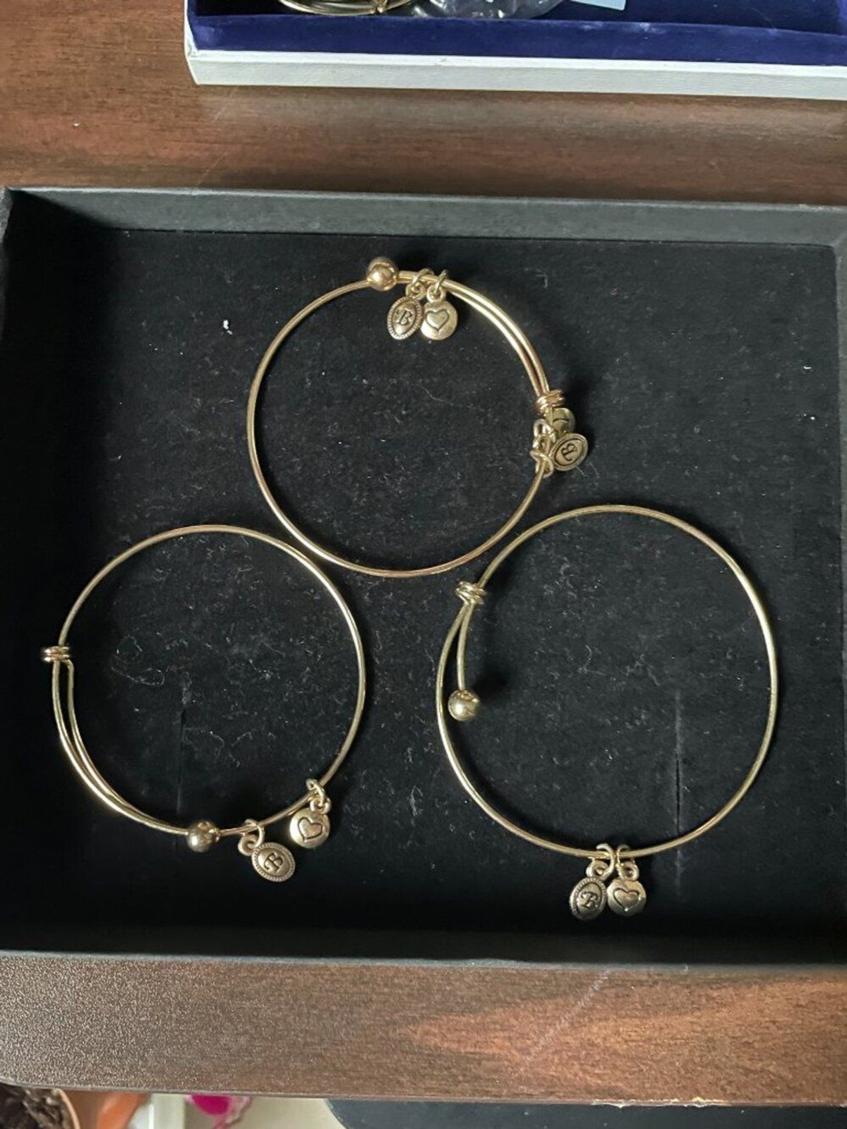 Bella Perlina Gold-Tone Charm Bangle Bracelet (Make It Personal)