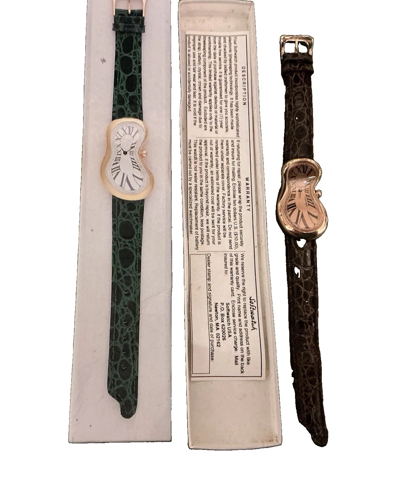Exaequo Softwatch Rose Gold-Plated Roman Dial Original Box and Strap