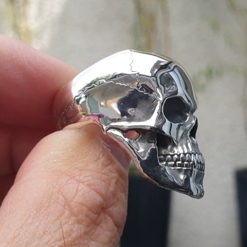 Men’s Women’s Skull Ring Goth Gothic Biker Punk 6 7 8 9 10 11 12 13