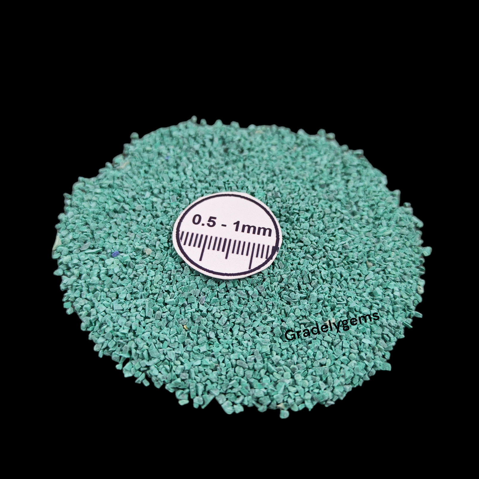 Malachite Turquoise Gemstone Crushed Powder – Rich Green Elegance for Resin Art,
