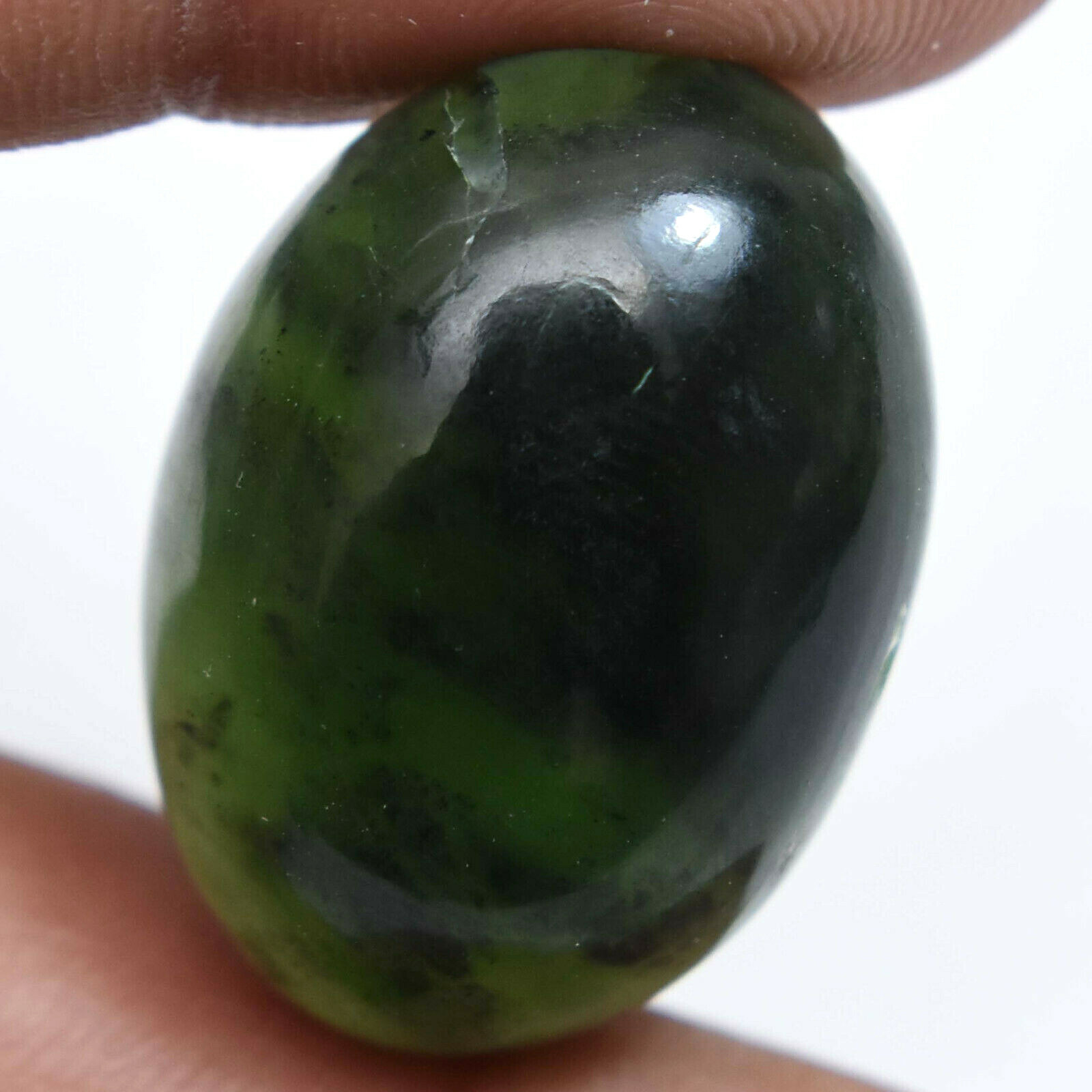 40.55 Ct Natural African Green Serpentine Top Quality Cabochon Gemstone !!