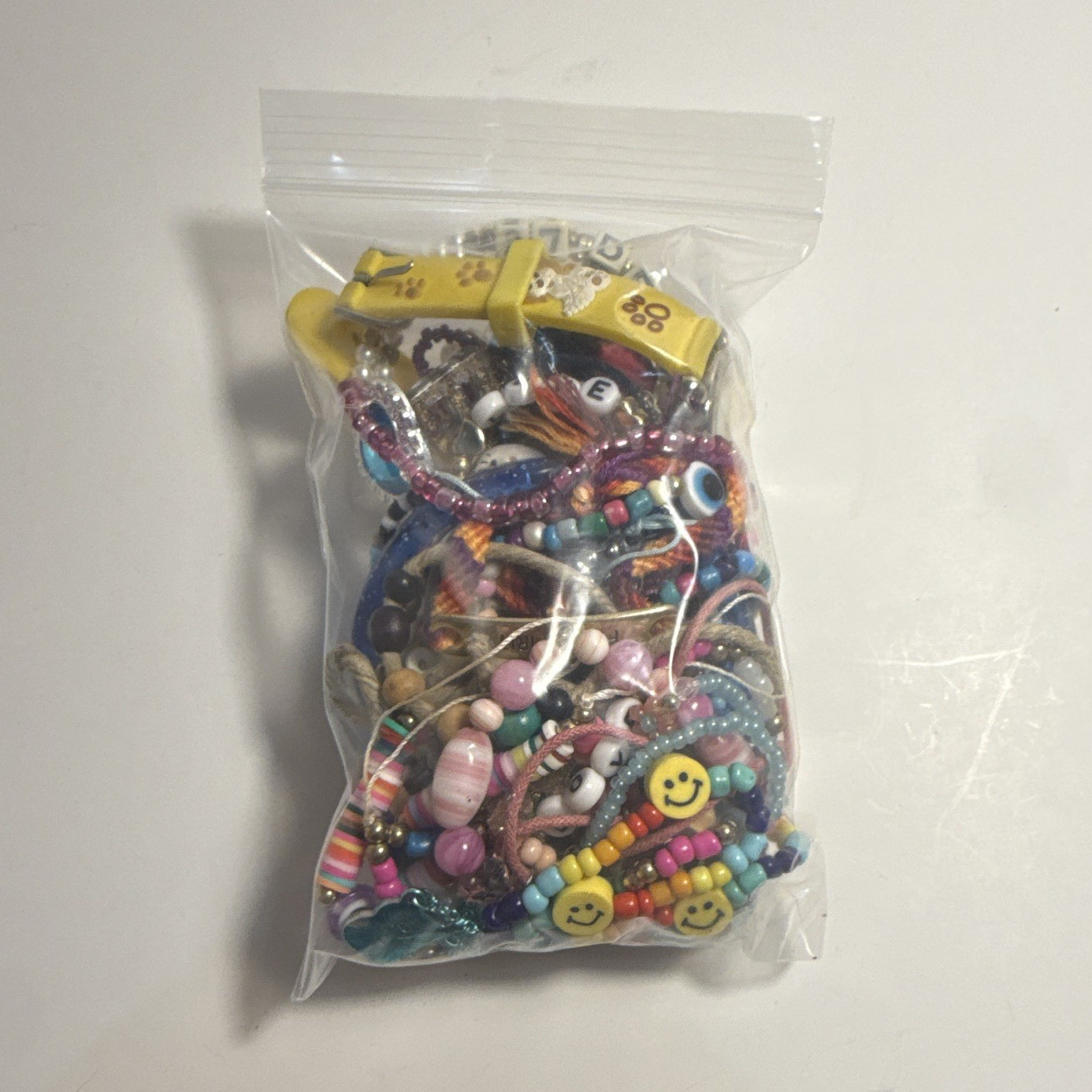 Unisex Kids Fashion Jewelry Mixed Lot Multicolor 25+ Bracelets Necklaces Charms