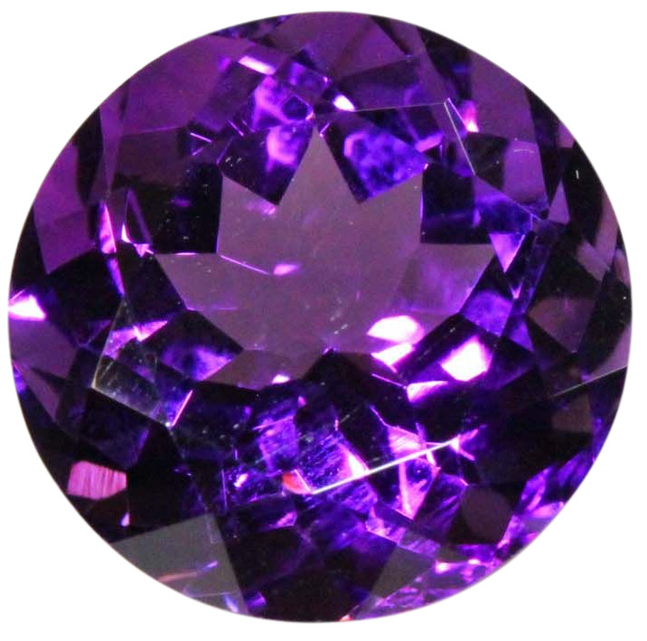 Natural Fine Vivid Purple Amethyst – Round – Brazil – AAA Grade