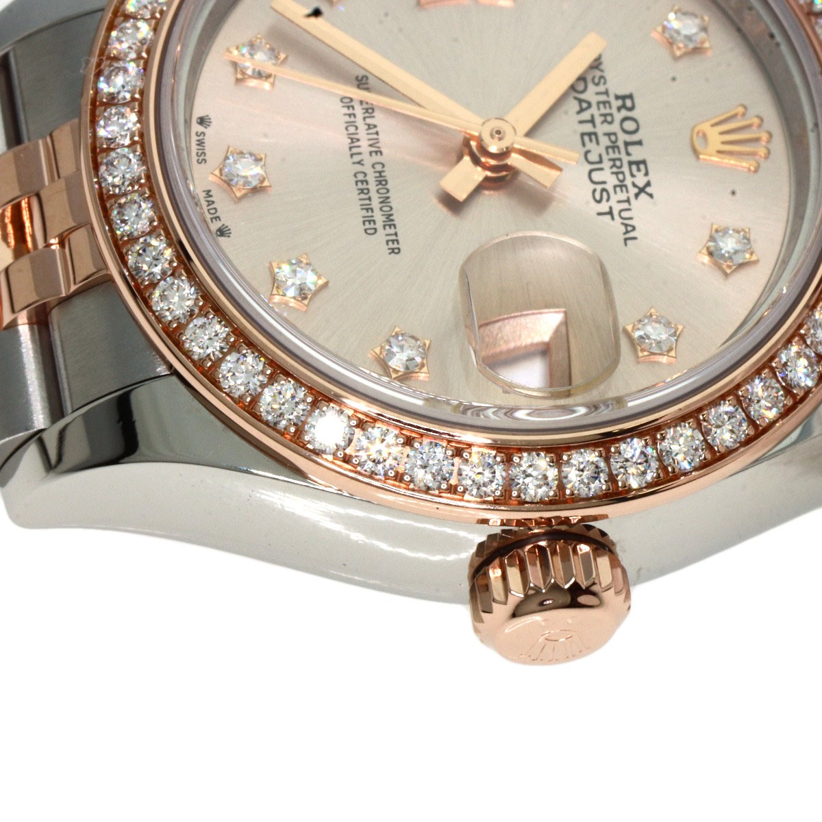 ROLEX Datejust 9P Star Diamond IX Diamond Watches 279381RBR Stainless Steel/…