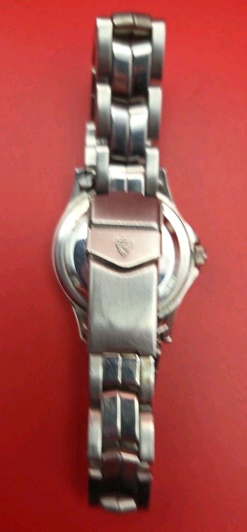 Croton 28mm All Stainless Steel Blue Dial Pepsi Red Blue Bezel Jpan Quartz Watch