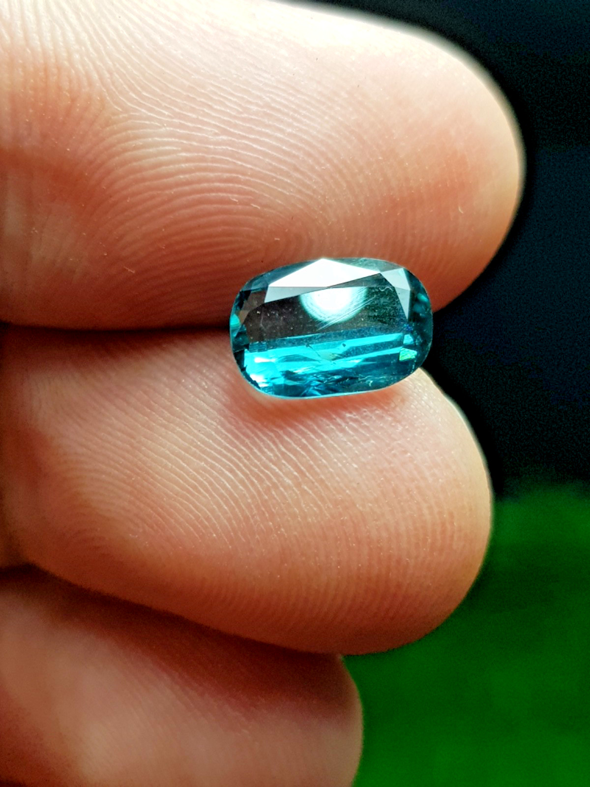 1.50 Carats Natural Blue Colour Tourmaline Loose Gemstone From Afghanistan Mine