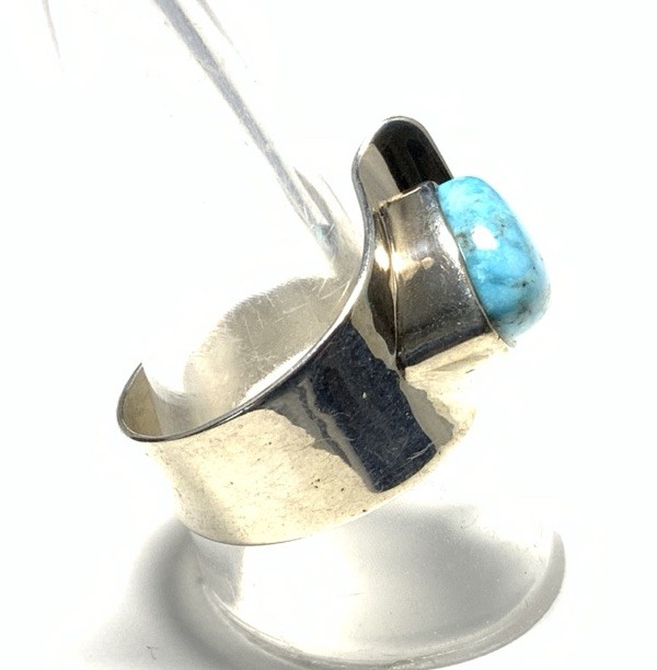 Mine Finds by Jay King Sterling Silver 925 Turquoise Ring Size 10 MB01