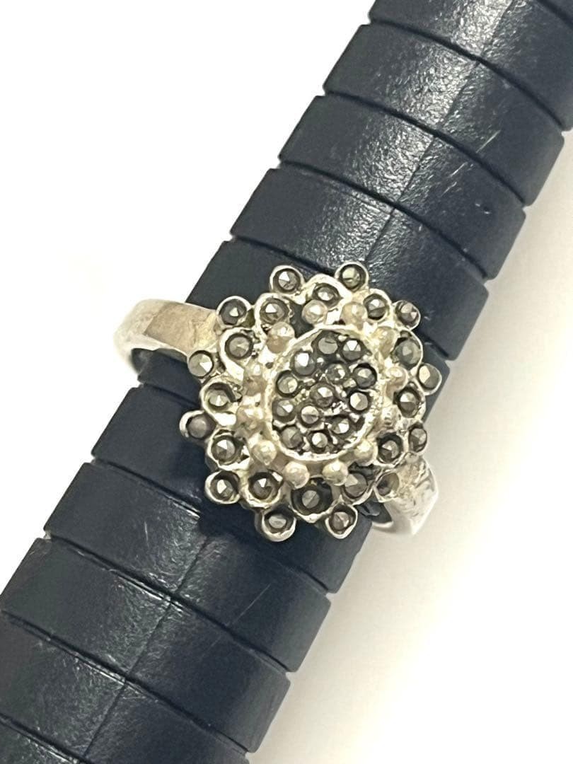 SV925 Silver Ring with Stone US6–6.25 Elegant Design