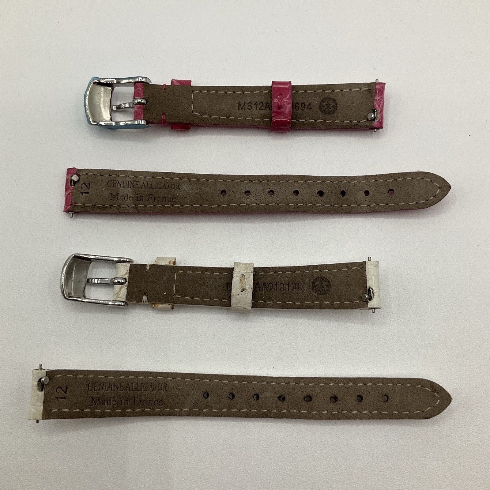 Michele CSX Diamond Bezel Wrist Watch 71-2600 With 3 Extra Bands Gold Pink White