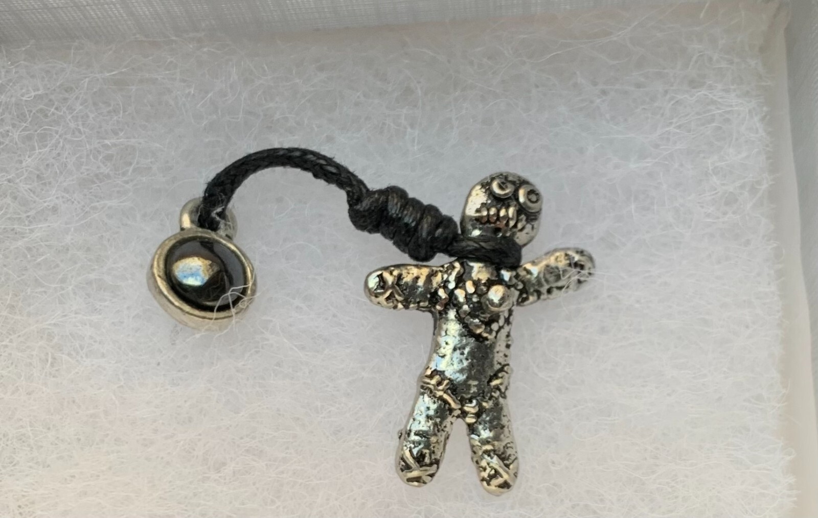Voodoo Doll Earring Single Ear Stud Alchemy England Gothic Pewter BRAND NEW